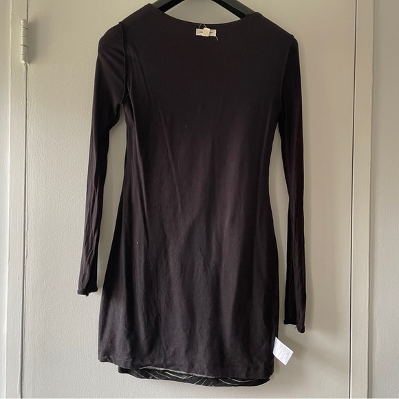 Urban Outfitters Silence + Noise Long Sleeve Dress Black - Size Medium - Picture 5 of 11